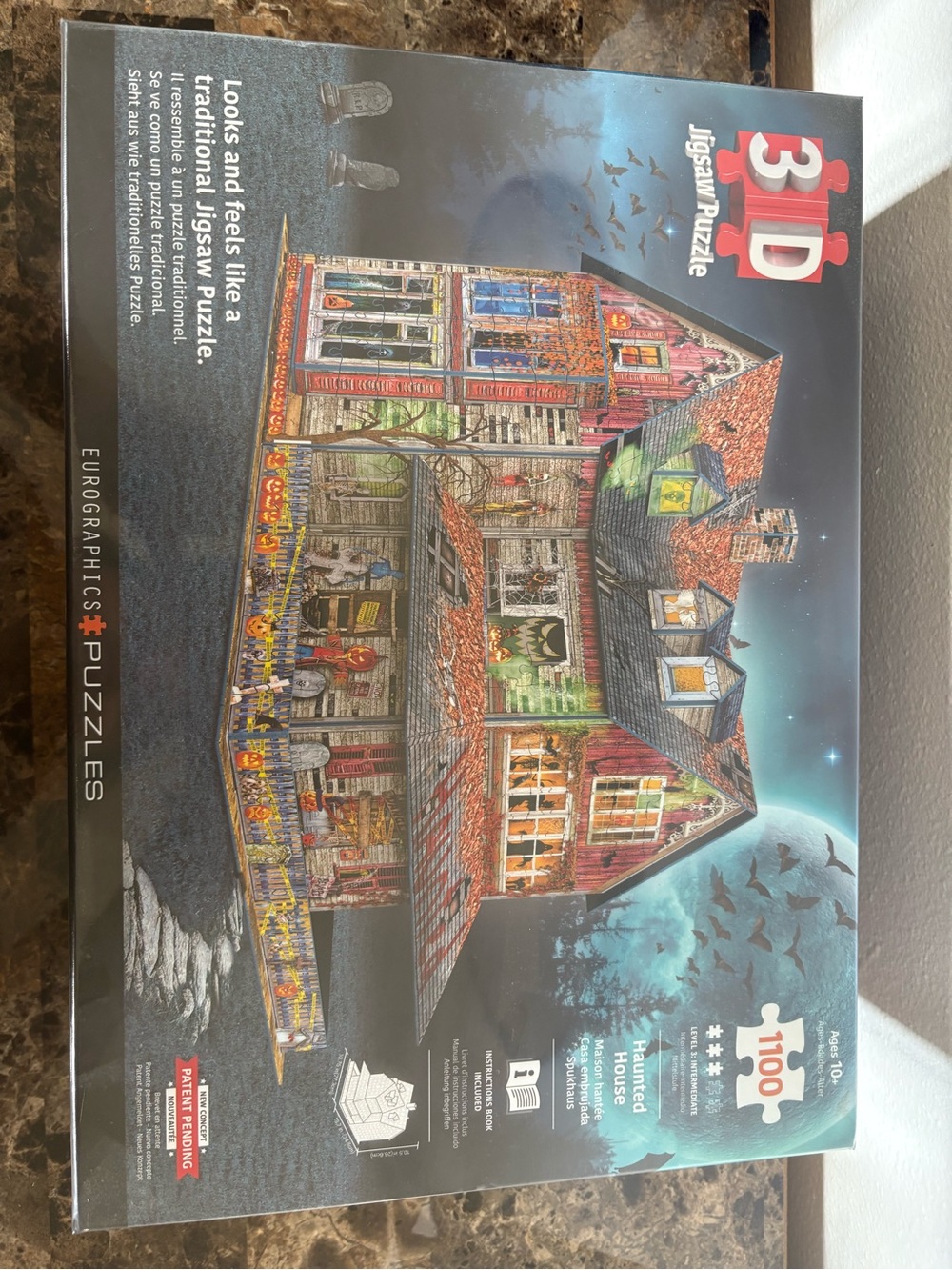 EuroGraphics 3D Haunted House Jigsaw Puzzle - Multi-Color